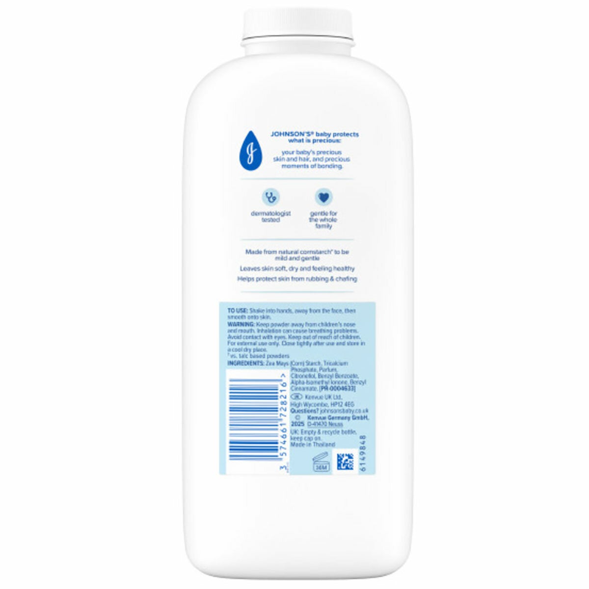 Johnson's Baby Powder, 3 x 400g Johnson's Baby Powder, 3 x 400g