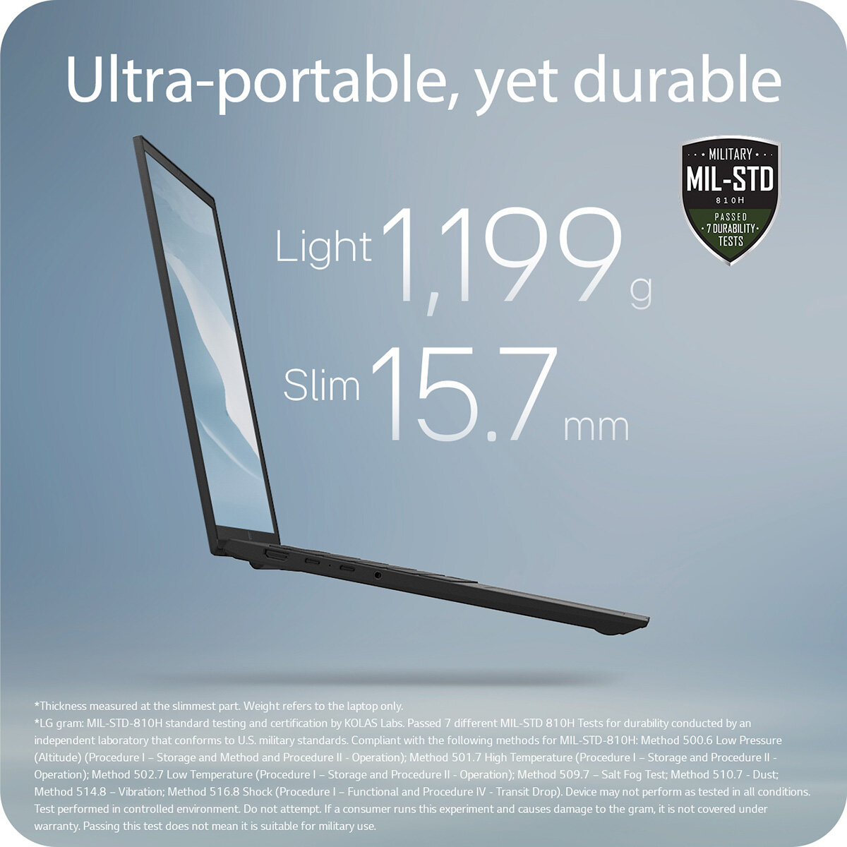 LG gram, Intel Core Ultra 7, 16GB RAM, 1TB SSD, 16 Inch Laptop, 16Z90T-G.AA78A3