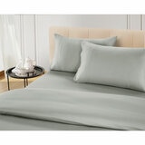 Welhome 500 Thread Count Lyocell Cotton Blend Duvet Set in Silver, King