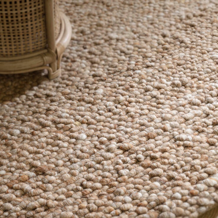Adler Bouclé Wool Honey Rug, in 3 Sizes