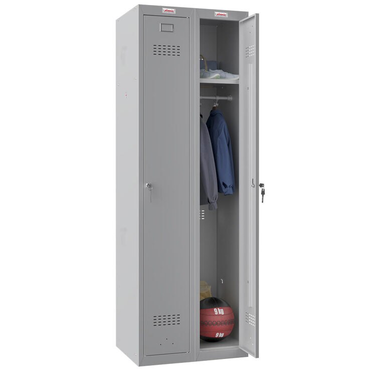 Phoenix PL Series PL2160GGK 2 Column 2 Door Personal Locker Combo in