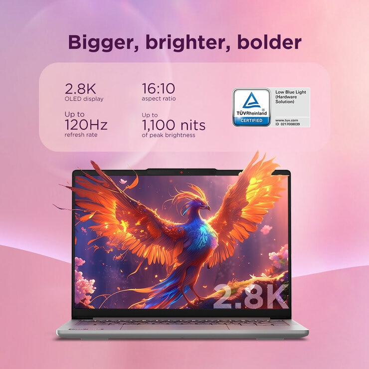 Lenovo IdeaPad Slim 5, AMD Ryzen AI 7, 16GB RAM, 512GB SSD, 16 Inch OLED Laptop, 83S2000WUK