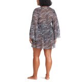 Rod Beattie Ladies Bleu Beach Cover Up Dress in Zebra, Small
