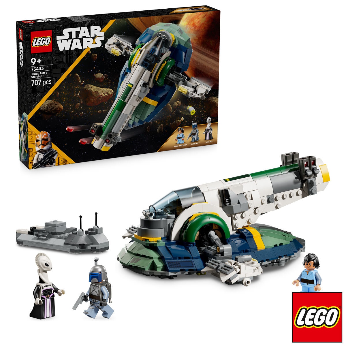LEGO Star Wars™ Jango Fett's Starship - Model 75433 (9+ Years)