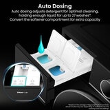 Hisense KitchenFit 5i Series WD5I1245BBR, 12kg/ 8kg Washer Dryer, D Rated in Black