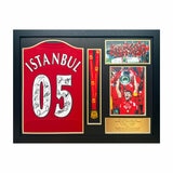 Liverpool Istanbul 2005 Shirt Signed by 15
