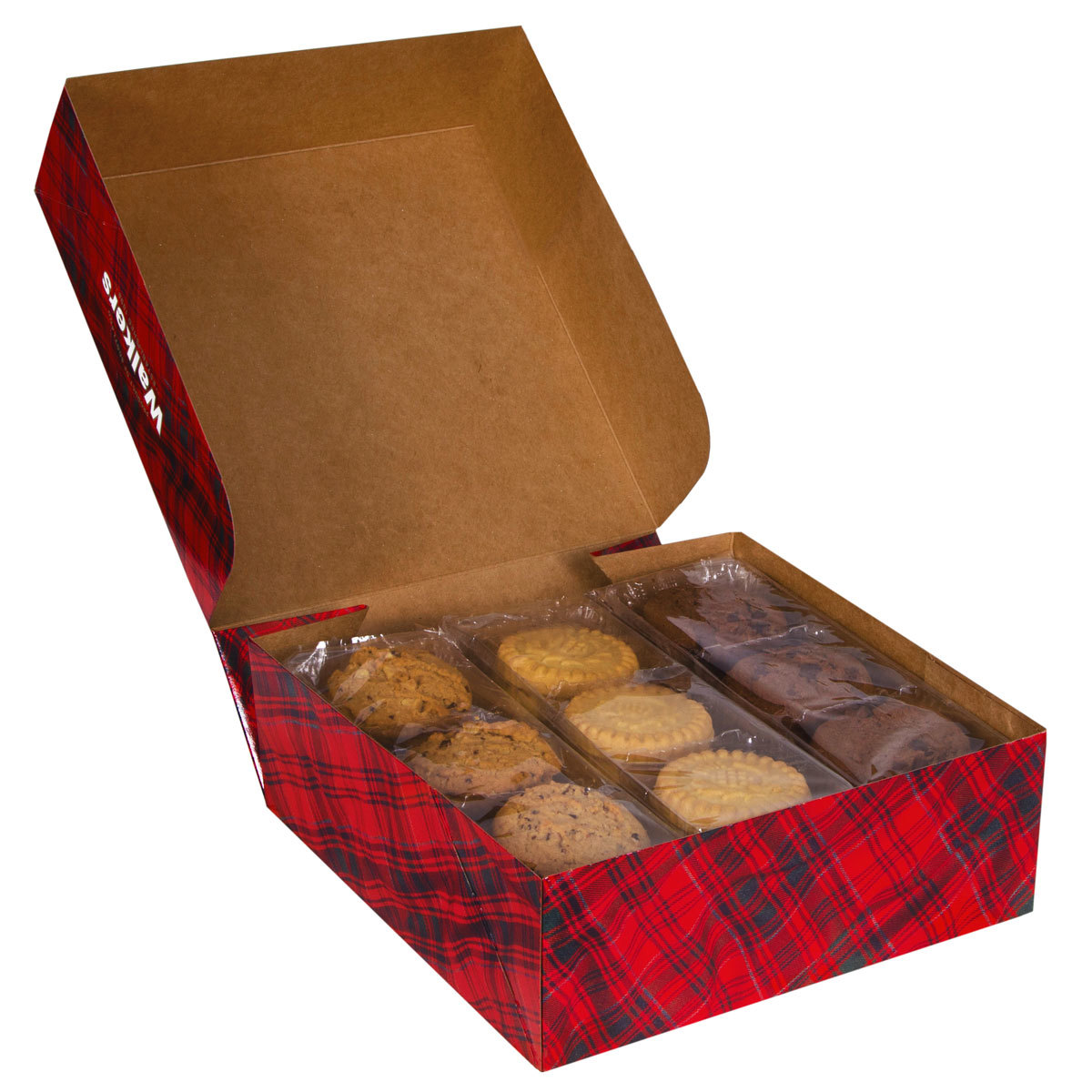 Open box displaying biscuits 2