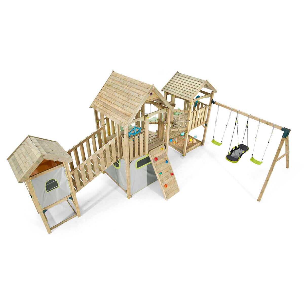 Plum Wildebeest Wooden Playground (3+ Years)