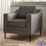 Aspen Grey Velvet Armchair