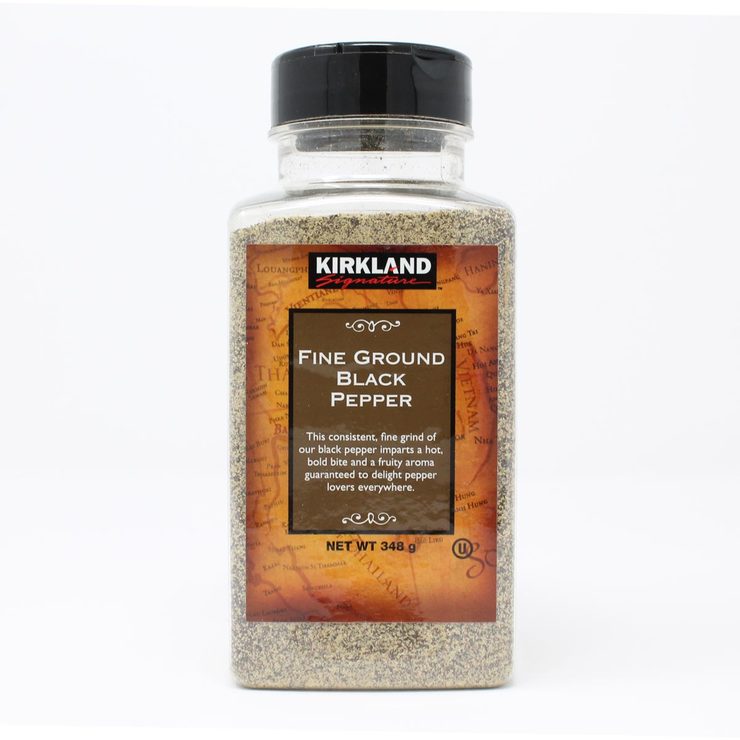 Kirkland Signature Fine Ground Black Pepper, 348g Costco UK