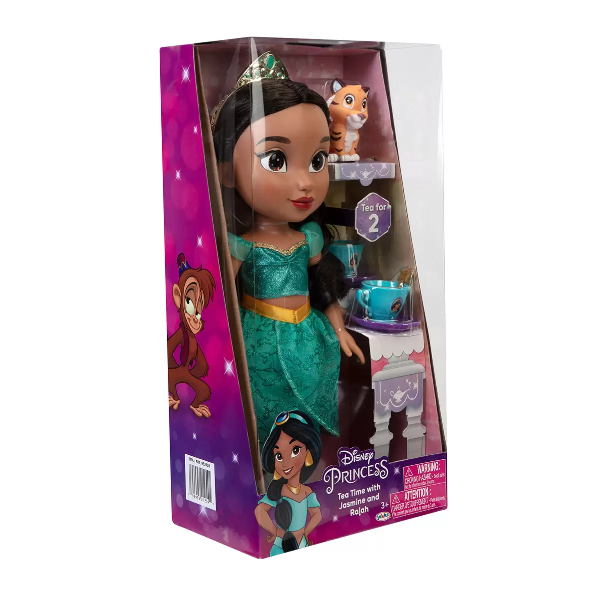 Buy Disney Tea Time Party Doll Jasmine & Rajah Side Box Image at Costco.co.uk