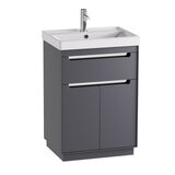 Tavistock Kew 600 Floor Mount with Basin in Dark Grey at costco.co.uk