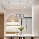 Lifestyle Miami 5 Light Pendant Chrome Crystal
