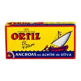 Brindisa Ortiz Spanish Anchovy Fillets in Olive Oil, 12 x 47.5g (12 Pack)