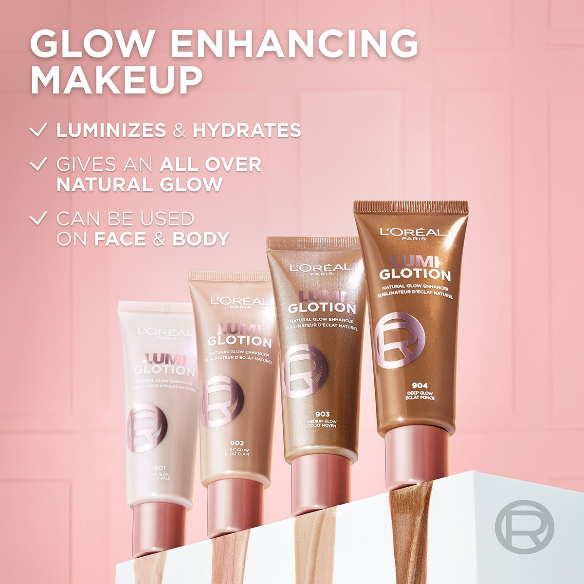 L'oreal, Lumi Glotion in 901,902,903 & 904 4 Pack