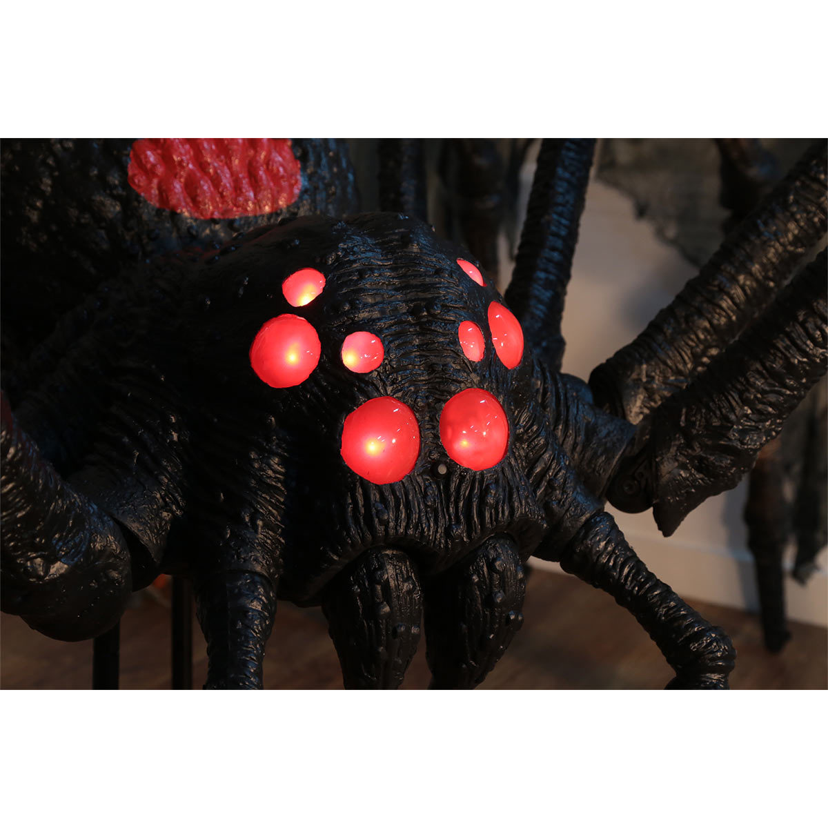 Halloween 4ft (1.2m) Giant Mutant Spider with Lights & Sounds