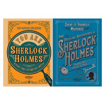 Sherlock Holmes Puzzles in 2 Options: The Puzzling Adventures of Sherlock Holmes, or You Are Sherlock Holmes