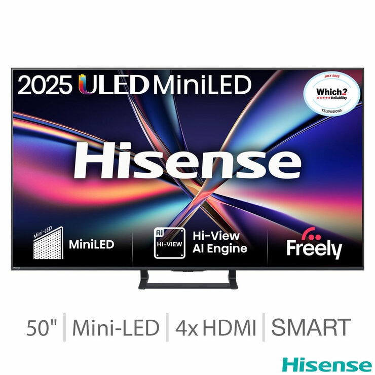 Hisense 50E8QTUK 50 Inch Mini LED HD Smart TV Hisense 50E8QTUK 50 Inch Mini LED HD Smart TV