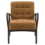 Gallery Humber Orange Faux Sheepskin Armchair Gallery Humber Orange Faux Sheepskin Armchair
