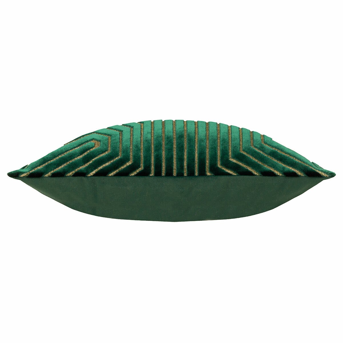 Paoletti Evoke Green Velvet Feather Fill Cushion 2 Pack, 45 x 45 cm