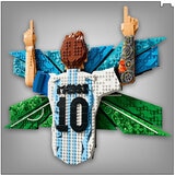 LEGO Editions Football Messi Portrait - Model 43018 (14+ Years)
