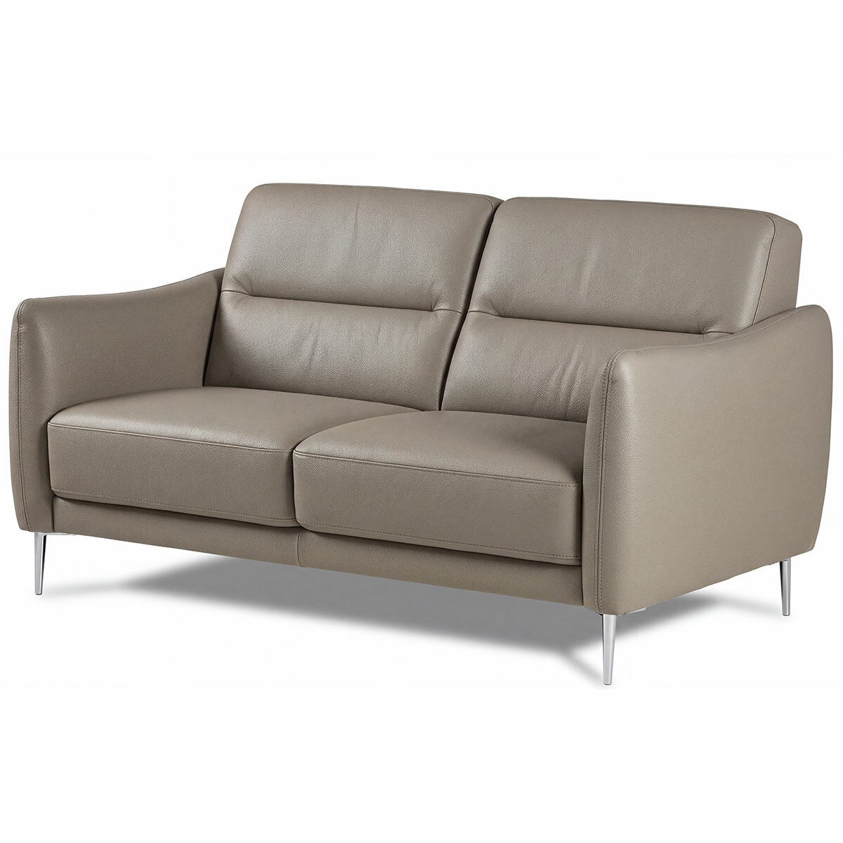 Nicoletti Jupiter Grey Leather 2 Seater Sofa Nicoletti Jupiter Grey Leather 2 Seater Sofa