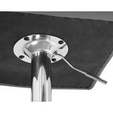 Detail shot of lever and underside of stool Detail shot of lever and underside of stool