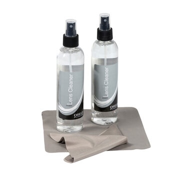 Hilco Lens Cleaner, 2 x 236ml and 2 Microfibre Cloths
