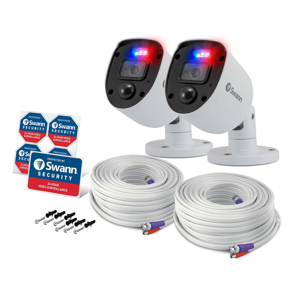 Swann 4K Enforcer Ultra HD AddOn Security Cameras, SWPRO4KRLPK2
