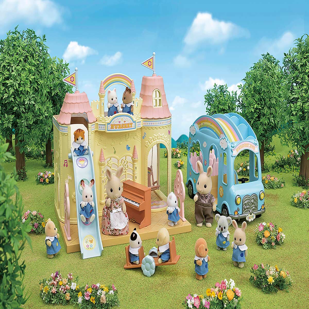 Buy Sylvanian Baby Castle Nursery Overview2 Image at Costco.co.uk