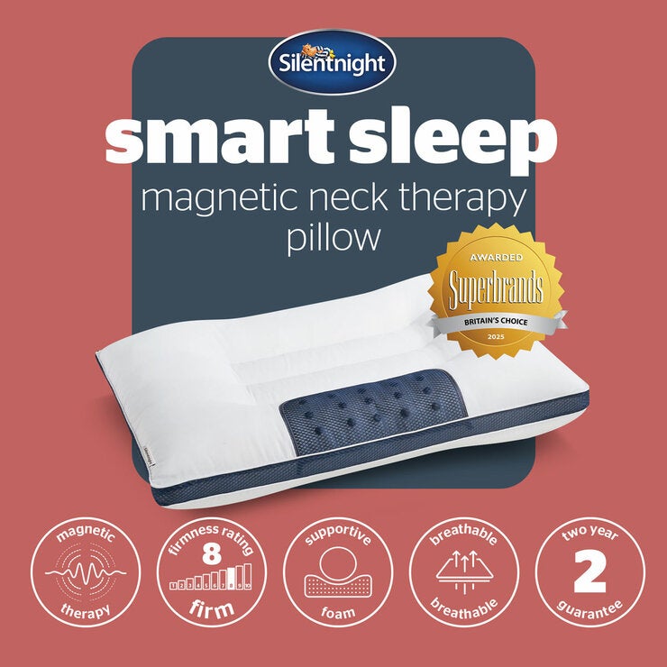 Silentnight Smart Sleep Magnetic Neck Therapy Pillow Silentnight Smart Sleep Magnetic Neck Therapy Pillow