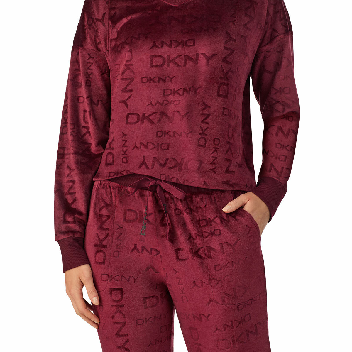 DKNY Velour Lounge Set