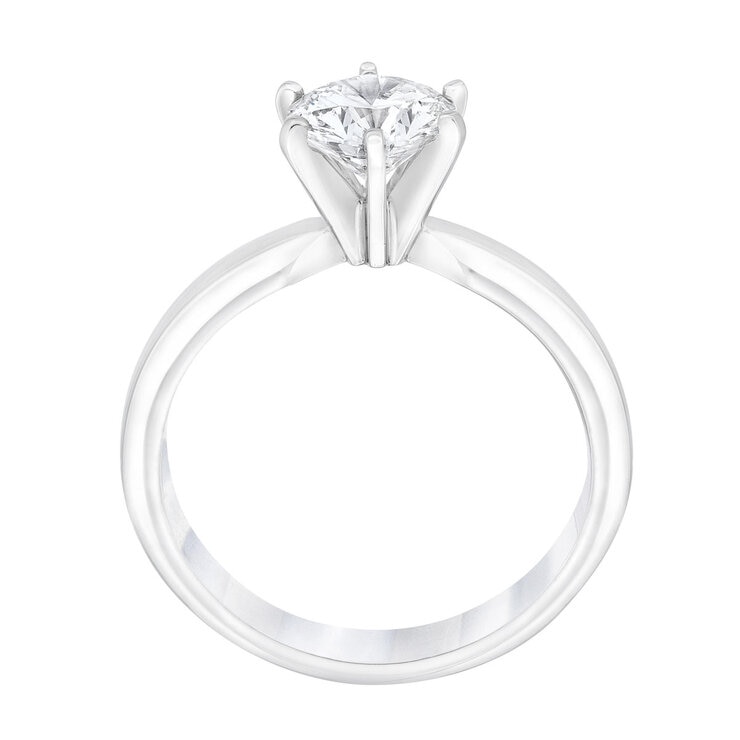 0.50ct Round Brilliant Cut Diamond Solitaire Ring, Platinum 0.50ct Round Brilliant Cut Diamond Solitaire Ring, Platinum