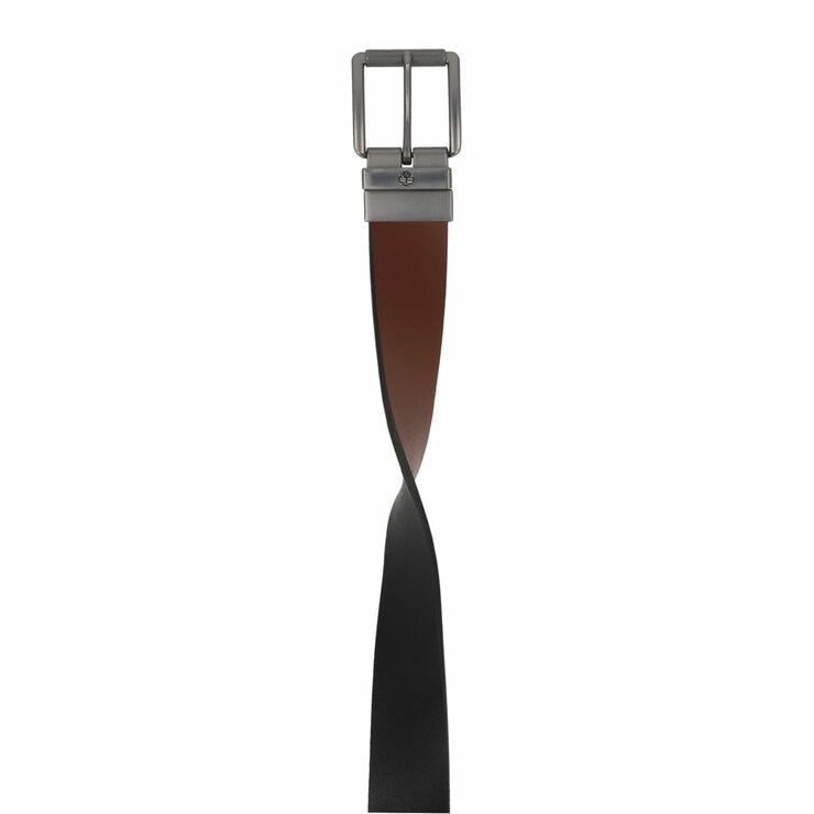 Timberland Men's Reversible Leather Belt in Black/Brown Timberland Men's Reversible Leather Belt in Black/Brown