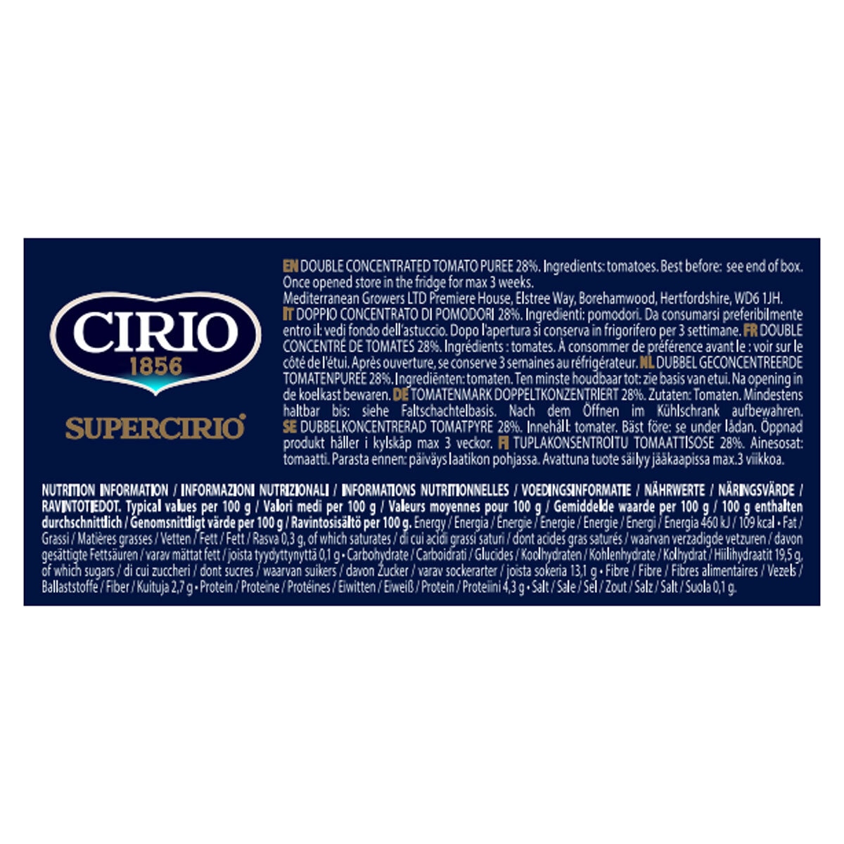 Nutritional Information