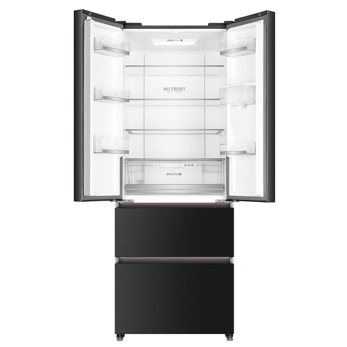 Haier HB16WSNAA, Multidoor Fridge Freezer A+ Rating in Black Costco UK