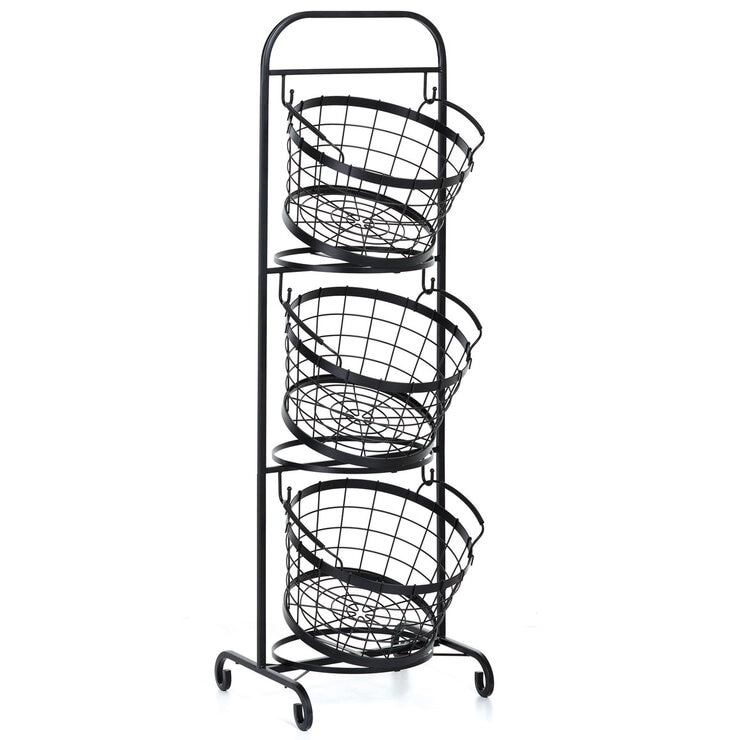 Mesa 3 Tier Market Basket with Stand Mesa 3 Tier Market Basket with Stand