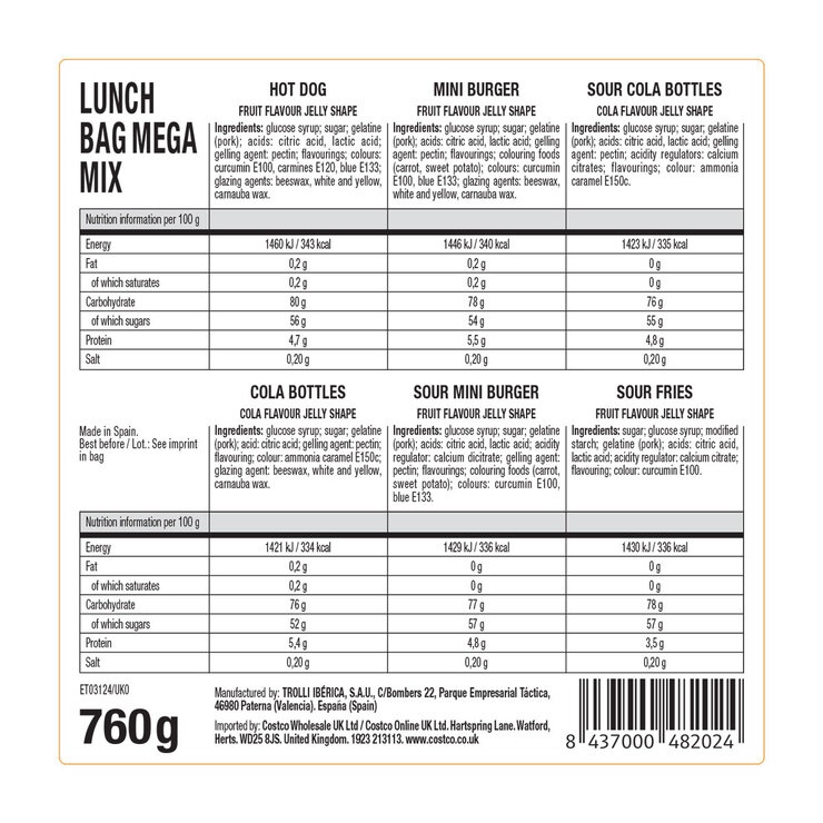 Nutritional Information