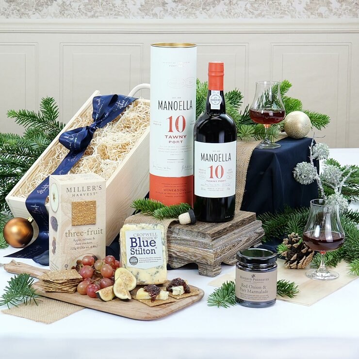 The 10yr Tawny Port & Stilton Christmas Box