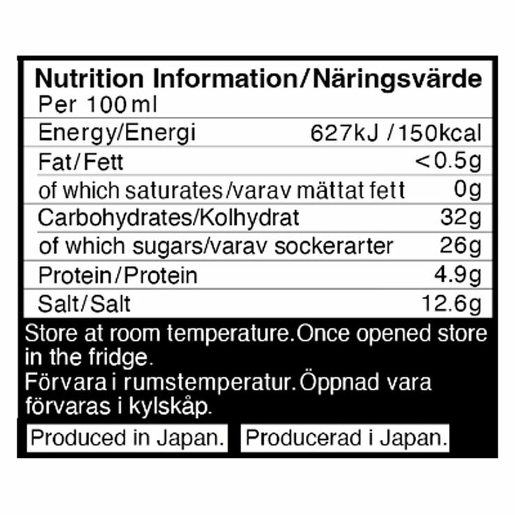 Ingredients and Nutritional Information