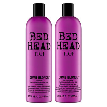 TIGI Bed Hair Dumb Blonde Shampoo & Conditioner, 2 x 750ml