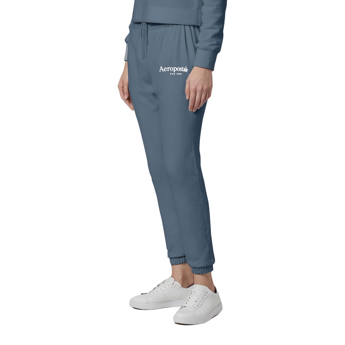 Aeropostale Ladies Embroidered Jogger in Blue