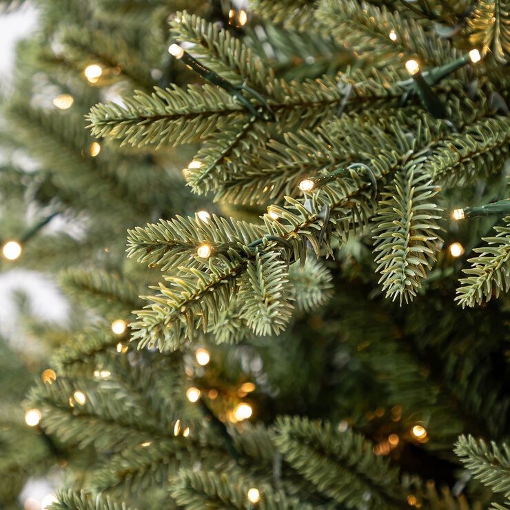 6.5ft (1.9m) Pre-Lit Aspen Artificial Christmas Tree with 1,500 Colour Changing Micro LED Lights