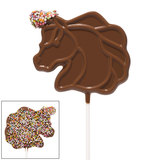 One Choc Unicorn Lollipop without packaging