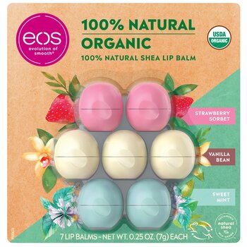 EOS Natural Shea Lip Balm, 7 Pack