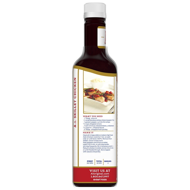 A1 Original Steak Sauce, 2 x 567g Costco UK