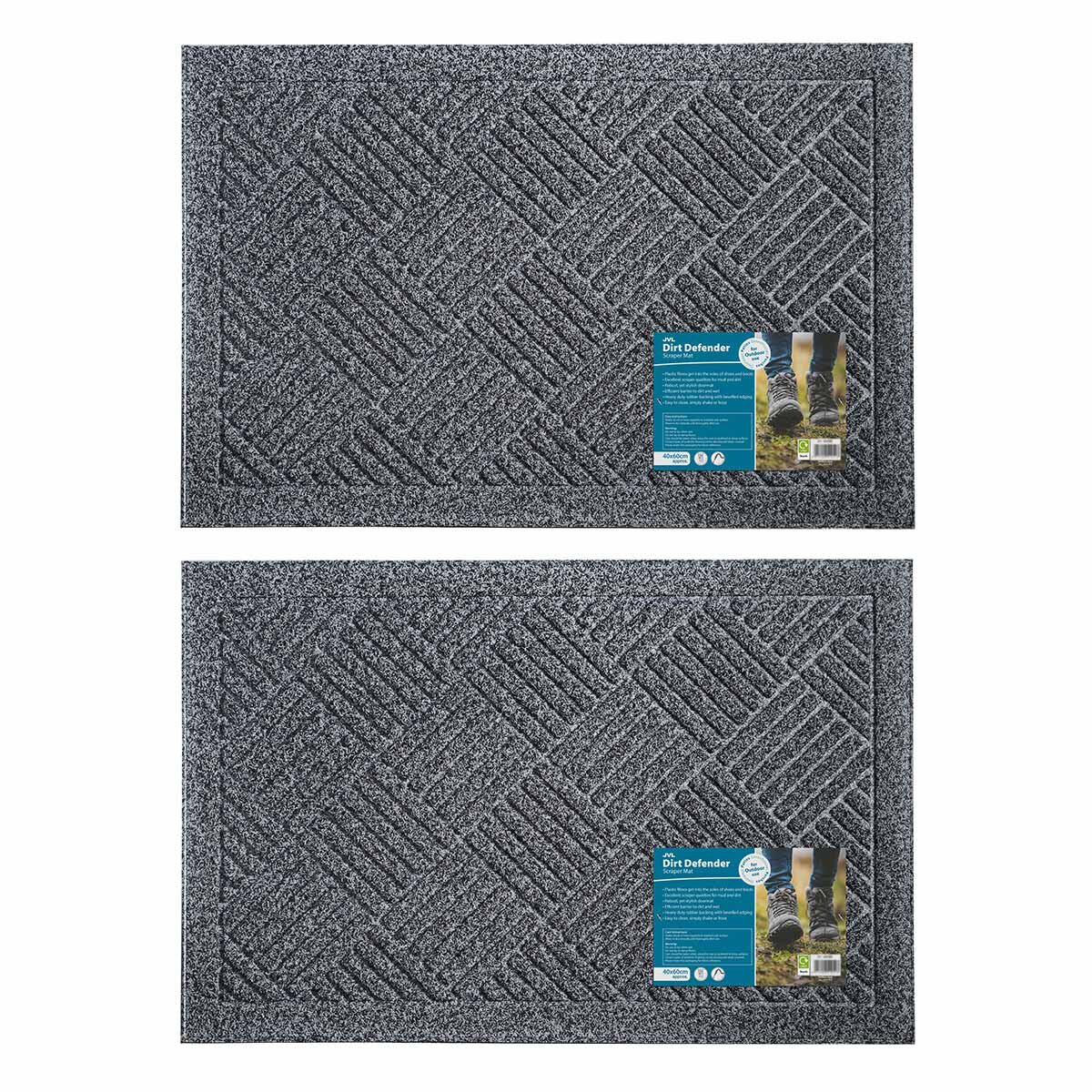 Cut out image of two mats on white background