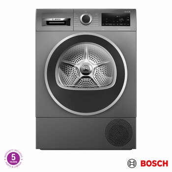 Bosch WQG245R2GB, Series 6, 9kg, Heat Pump Tumble Dryer A+++ Rating in Graphite