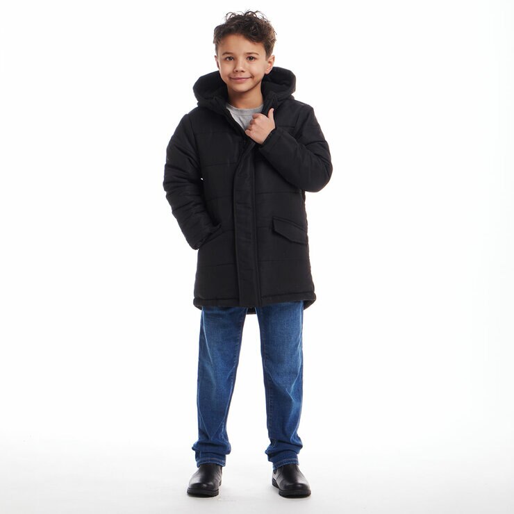 Andy & Evan Boys Back to School/Weekend Parka in Black