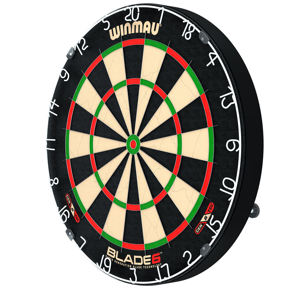 Winmau Blade 6 Dartboard with Darts & Oche Line